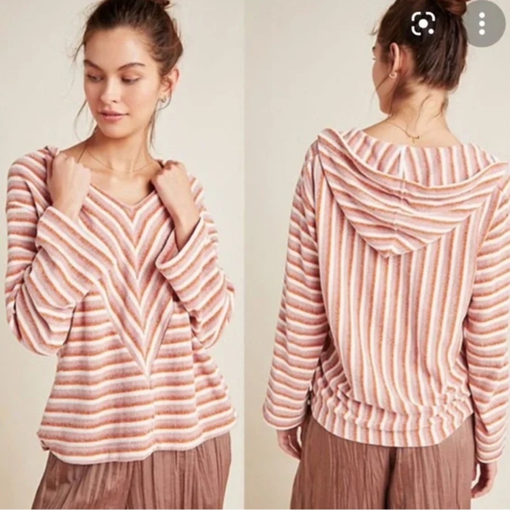 Anthropologie Striped Hoodie